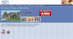 Desktop Screenshot of mgm-homes.com