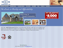 Tablet Screenshot of mgm-homes.com